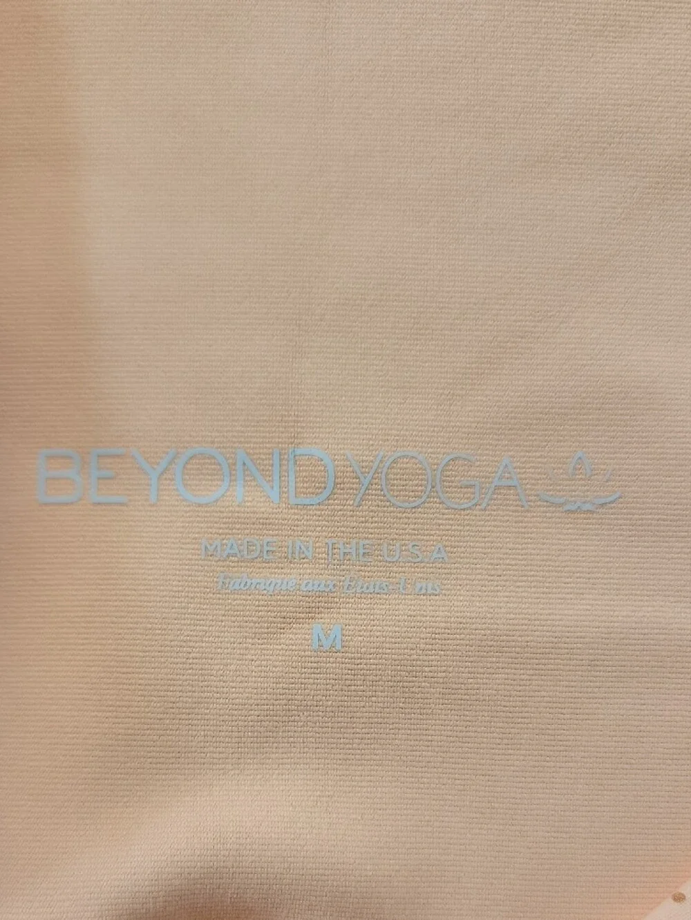 Beyond Yoga Womens Peach Metallic Leggings with Shimmer